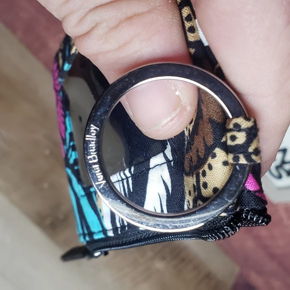 FINAL💲VERA BRADLEY FLORAL ROSE COIN PURSE WALLET - Picture 4 of 7